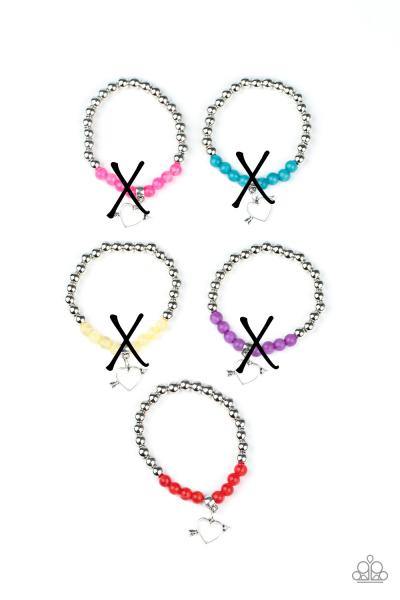 Kids Heart Arrow Bracelet - Red