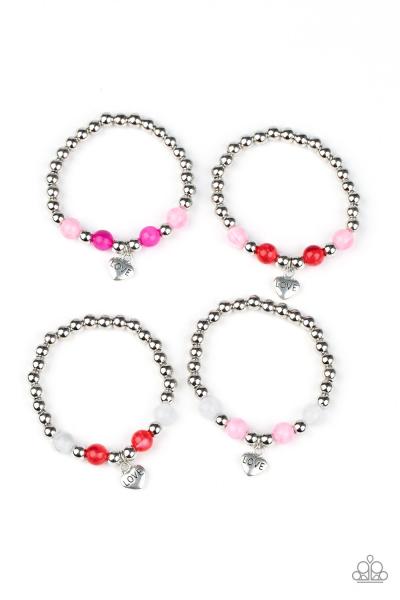 Kids Love Heart Charm Bracelet
