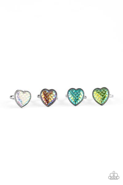 Kids Mermaid Heart Ring