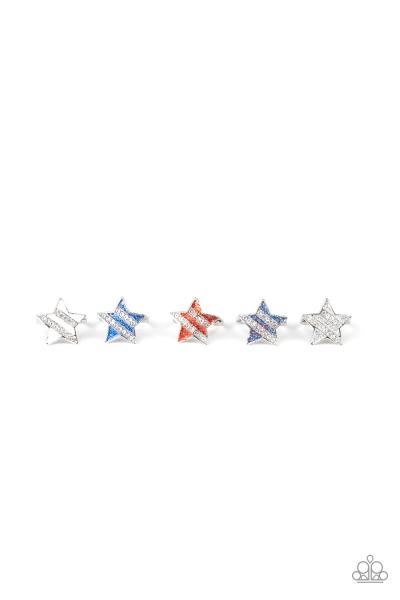 Kids Striped Star Ring