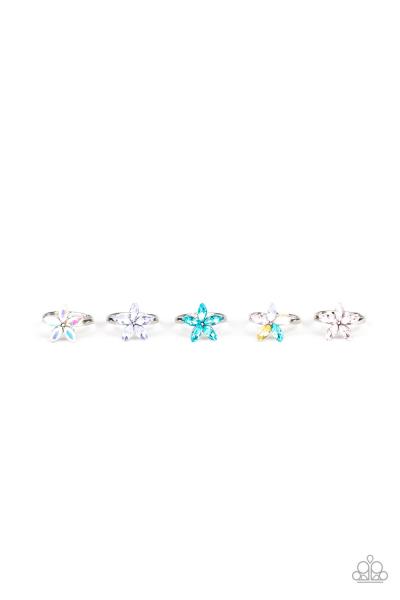 Kids Rhinestone Flower Ring