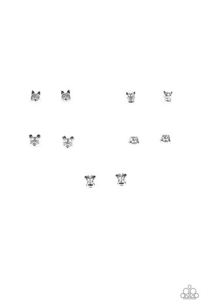 Kids Silver Animal Post Earring