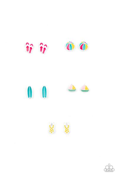 Kids Retro Vacation Post Earring
