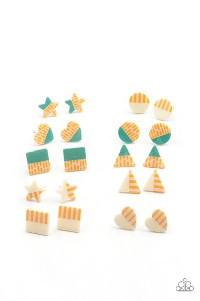 Kids Retro Shape Post Earring 