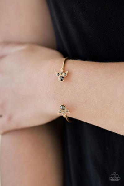 A Bit Rich Brass Cuff Bracelet