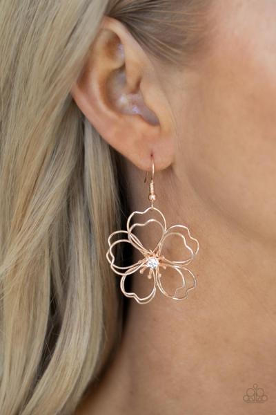 ​Petal Power - Rose Gold Earring 