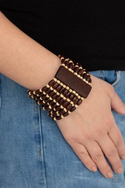 Cayman Carnival - Brown Bracelet 