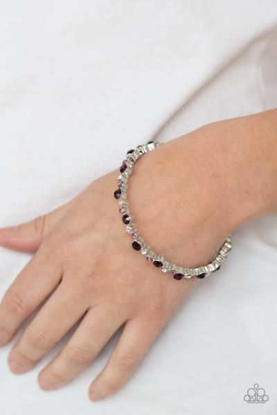 Twinkly Trendsetter - Purple Bracelet 