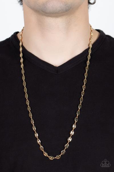 Come Out Swinging - Gold Urban Necklace