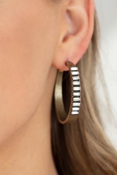More To Love - Brass Hoop Earring 