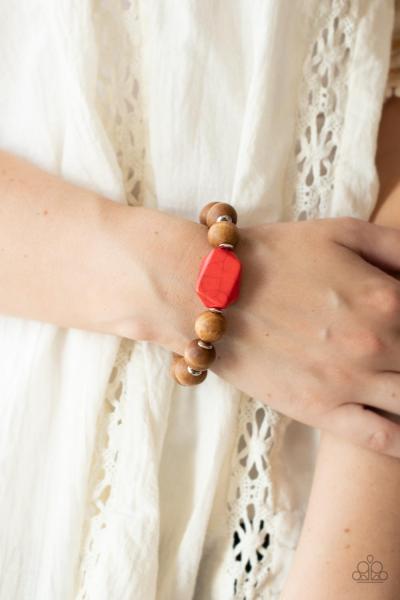 ​Abundantly Artisan - Red Bracelet 