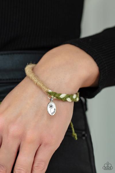 Perpetually Peaceful - Green Urban Bracelet 