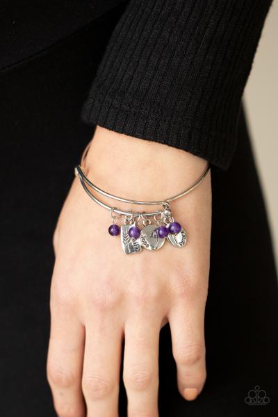 GROWING Strong - Purple Bracelet 