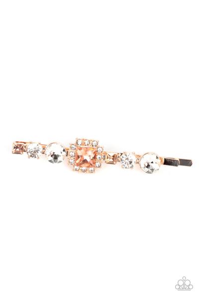 ​Couture Crasher - Gold Hair Clip