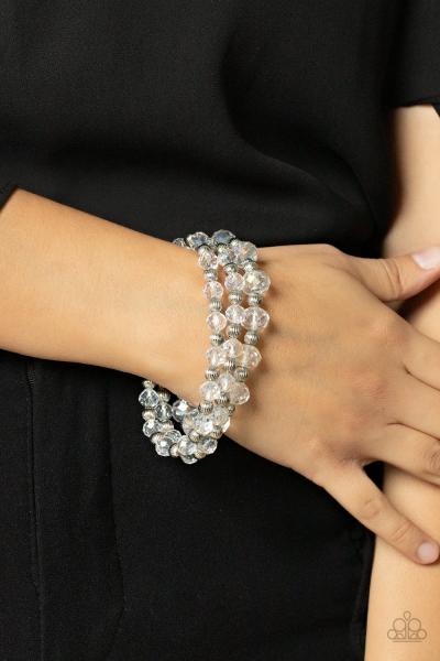 ​Eiffel Tower Tryst - White Bracelet 