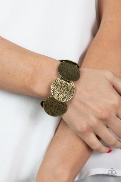​Extra Etched - Brass Bracelet 