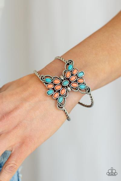 Pleasantly Plains - Multi Cuff Bracelet 