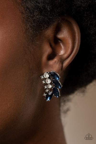 ​Flawless Fronds - Blue Post Earring
