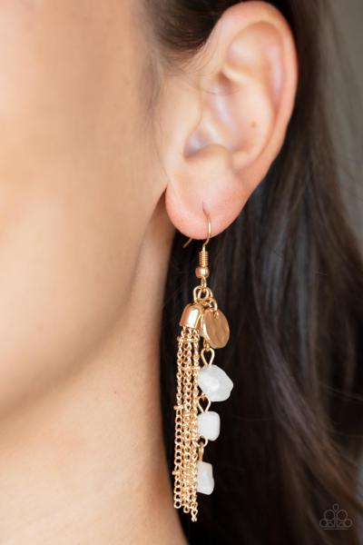 Stone Sensation - Gold Earring 