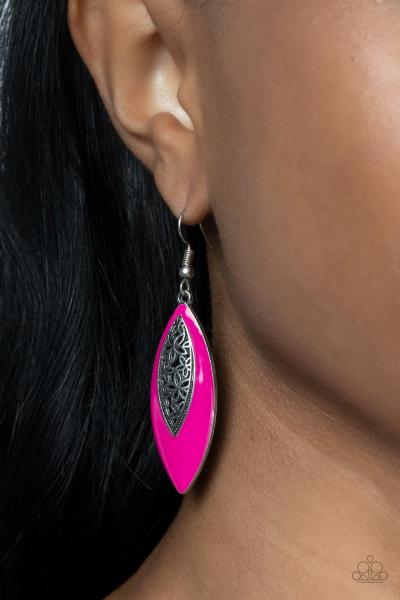 ​Venetian Vanity - Pink Earring 