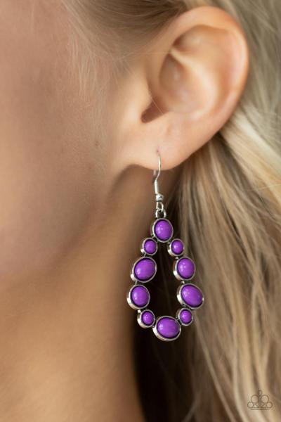 ​POP-ular Party - Purple Earring 