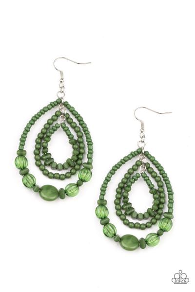 Prana Party - Green Earring 