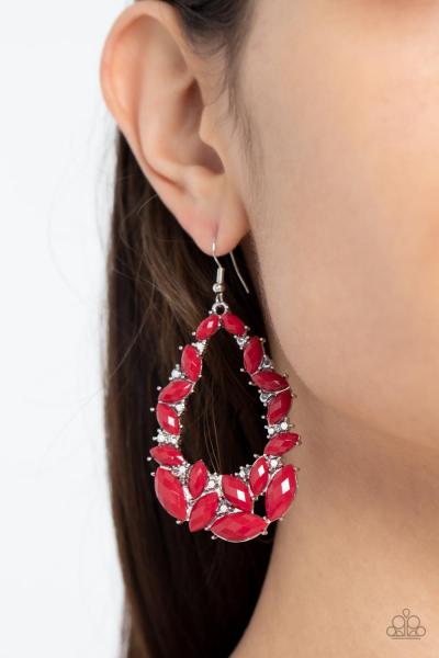 Tenacious Treasure - Red Earring 