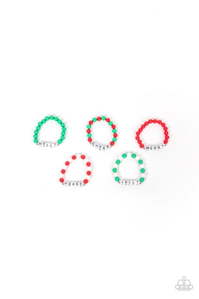Kids Christmas Message Bracelet
