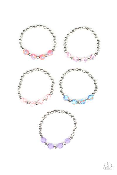 Kids Hawaiian Floral Bead Bracelet