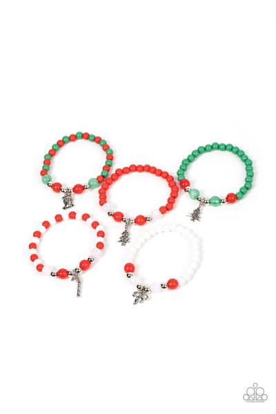 Kids Christmas Charm Bracelet 