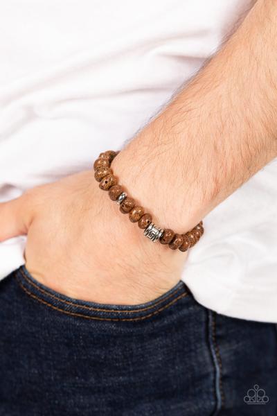 ​Natural State of Mind - Brown Urban Bracelet 
