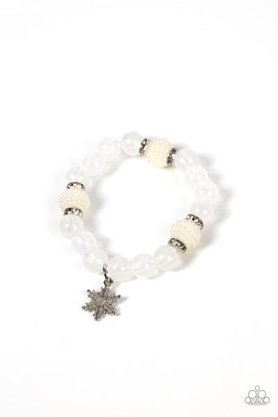 Kids Pearl Snowflake Bracelet 