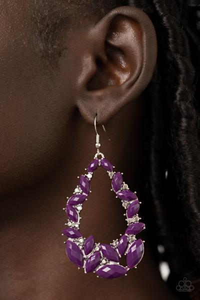 Tenacious Treasure - Purple Earring