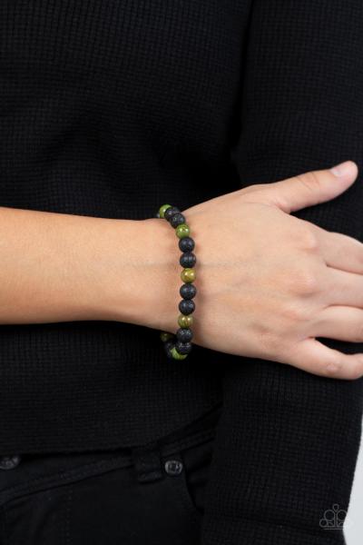 Molten Mogul - Green Urban Bracelet 