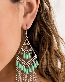 Trending Transcendence Green Earring