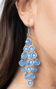 With All Dew Respect Blue Earring