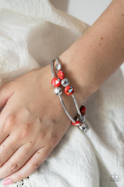 ​Terrazzo Territory - Red Bracelet