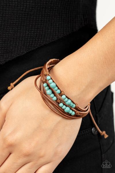 Quaintly Quarry - Blue Urban Bracelet