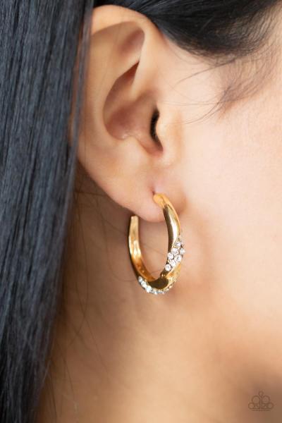 ​Subliminal Shimmer - Gold Hoop Earring