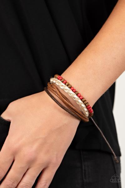 Woodsy Wayfarer - Red Urban Bracelet 