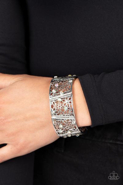 Spring Greetings - White Bracelet