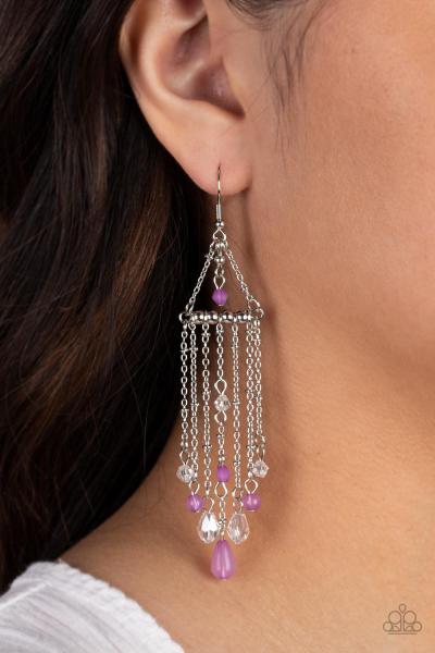 Marina Breeze - Purple Earring