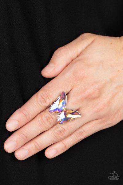 Fluorescent Flutter Orange Ring