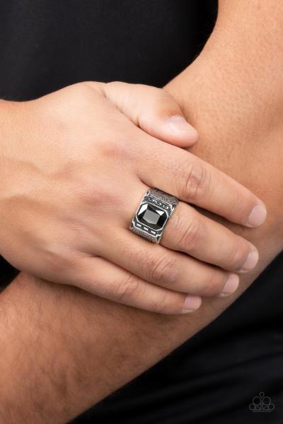 Metro Magnate - Silver Mens Ring