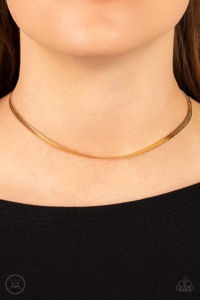 In No Time Flat - Gold Choker 