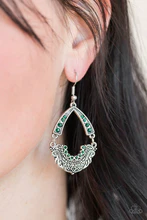Royal Engagement Green Earring