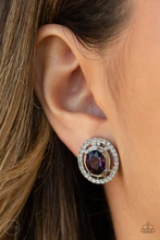 Cost A Fortune Purple Clip-On Earring