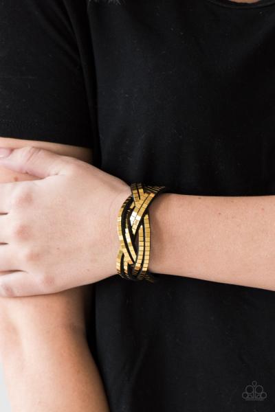 Looking For Trouble - Gold Urban Bracelet