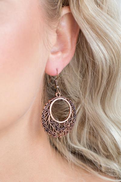 Grapevine Glamorous - Copper Earring