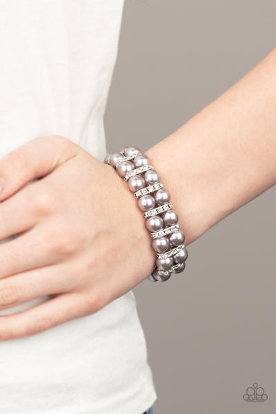 Glowing Glam - Silver Bracelet